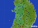 2020年04月26日の秋田県のアメダス(日照時間)