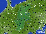 2020年04月26日の長野県のアメダス(風向・風速)