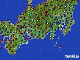 2020年04月27日の東海地方のアメダス(日照時間)