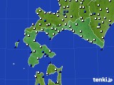 2020年04月27日の道南のアメダス(風向・風速)