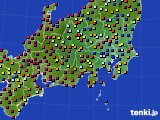 関東・甲信地方のアメダス実況(日照時間)(2020年04月28日)