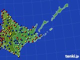 2020年04月28日の道東のアメダス(日照時間)