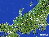 2020年04月28日の北陸地方のアメダス(風向・風速)