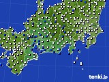 東海地方のアメダス実況(風向・風速)(2020年04月28日)