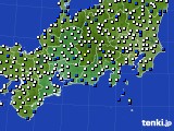 東海地方のアメダス実況(風向・風速)(2020年04月29日)