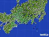 東海地方のアメダス実況(風向・風速)(2020年05月01日)