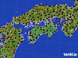 四国地方のアメダス実況(日照時間)(2020年05月02日)