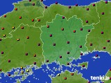 岡山県のアメダス実況(日照時間)(2020年05月02日)