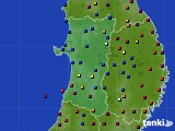 秋田県のアメダス実況(日照時間)(2020年05月02日)