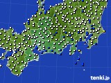 東海地方のアメダス実況(風向・風速)(2020年05月02日)