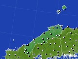 島根県のアメダス実況(風向・風速)(2020年05月02日)