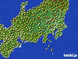 関東・甲信地方のアメダス実況(気温)(2020年05月03日)