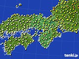 近畿地方のアメダス実況(気温)(2020年05月03日)