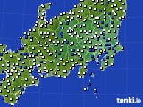 関東・甲信地方のアメダス実況(風向・風速)(2020年05月03日)