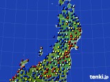 東北地方のアメダス実況(日照時間)(2020年05月04日)