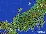 北陸地方のアメダス実況(日照時間)(2020年05月04日)