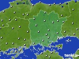 岡山県のアメダス実況(風向・風速)(2020年05月04日)