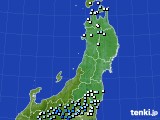 東北地方のアメダス実況(降水量)(2020年05月06日)