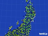 東北地方のアメダス実況(日照時間)(2020年05月06日)