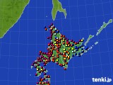 2020年05月07日の北海道地方のアメダス(日照時間)