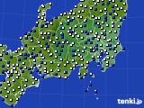 2020年05月07日の関東・甲信地方のアメダス(風向・風速)