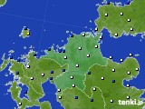 福岡県のアメダス実況(風向・風速)(2020年05月07日)