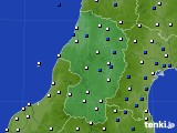 2020年05月07日の山形県のアメダス(風向・風速)