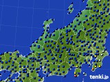 2020年05月09日の北陸地方のアメダス(日照時間)