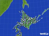 北海道地方のアメダス実況(降水量)(2020年05月10日)