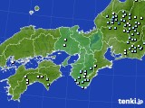 近畿地方のアメダス実況(降水量)(2020年05月10日)