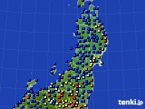 2020年05月10日の東北地方のアメダス(日照時間)