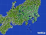 2020年05月10日の関東・甲信地方のアメダス(風向・風速)