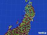 2020年05月11日の東北地方のアメダス(日照時間)