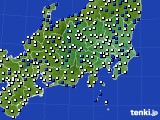 2020年05月11日の関東・甲信地方のアメダス(風向・風速)