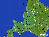 道央のアメダス実況(風向・風速)(2020年05月11日)