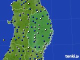 2020年05月11日の岩手県のアメダス(風向・風速)