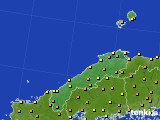 2020年05月14日の島根県のアメダス(気温)