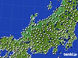 2020年05月14日の北陸地方のアメダス(風向・風速)