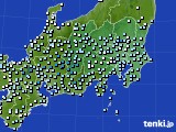 関東・甲信地方のアメダス実況(降水量)(2020年05月16日)