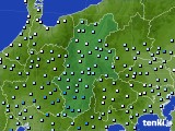 長野県のアメダス実況(降水量)(2020年05月16日)