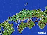 中国地方のアメダス実況(日照時間)(2020年05月17日)