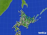 2020年05月17日の北海道地方のアメダス(気温)