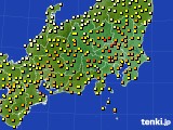 関東・甲信地方のアメダス実況(気温)(2020年05月17日)