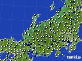 2020年05月17日の北陸地方のアメダス(風向・風速)