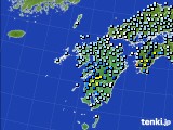九州地方のアメダス実況(降水量)(2020年05月18日)