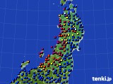 2020年05月18日の東北地方のアメダス(日照時間)