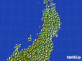 2020年05月18日の東北地方のアメダス(気温)