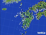 九州地方のアメダス実況(風向・風速)(2020年05月19日)