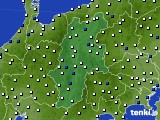 長野県のアメダス実況(風向・風速)(2020年05月19日)