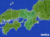 近畿地方のアメダス実況(降水量)(2020年05月20日)